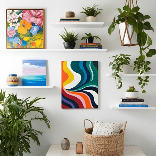 Comment décorer un mur tout blanc ?