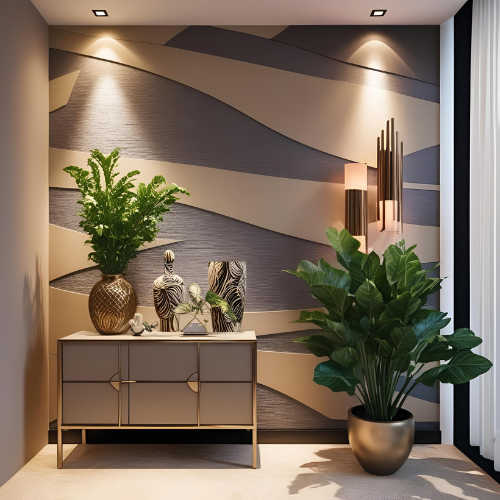 Mur à effet ombré ou géométrique ?