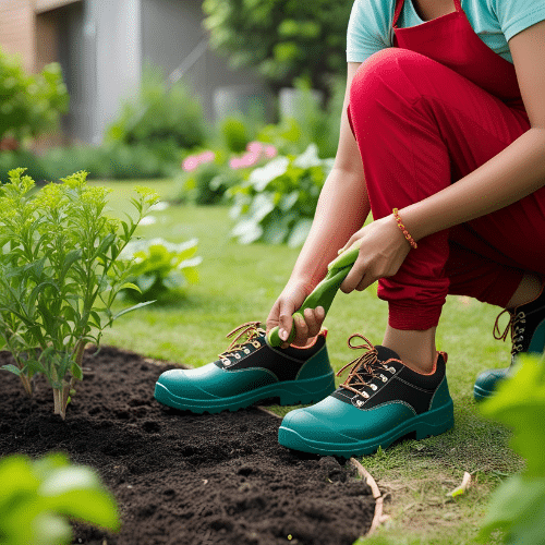 Chaussures de protection pour le jardin