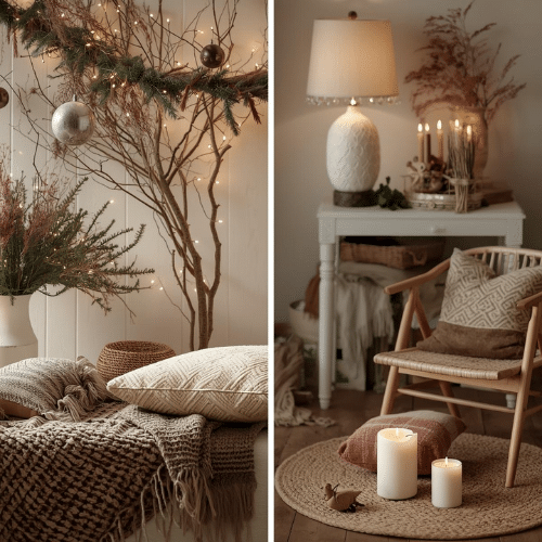 Noël comme transformation de décoration temporaire