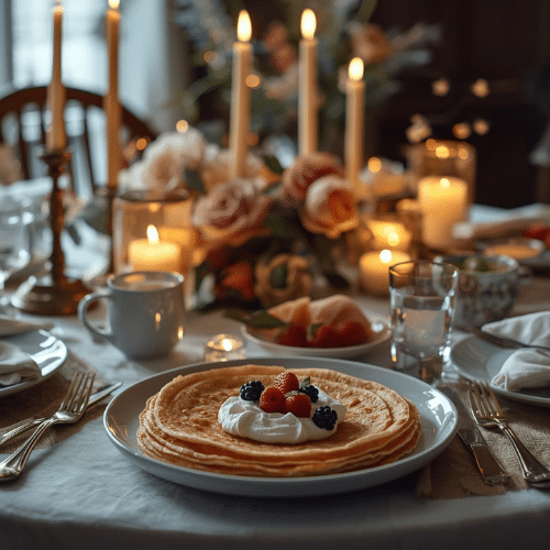 Aménagement gourmand pour la Chandeleur