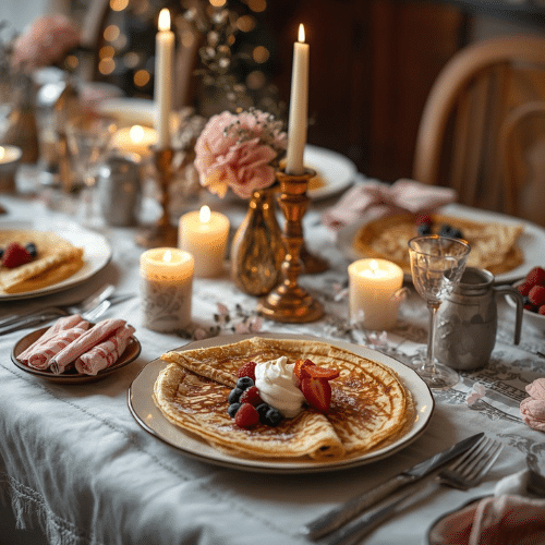 Aménagement gourmand pour la Chandeleur
